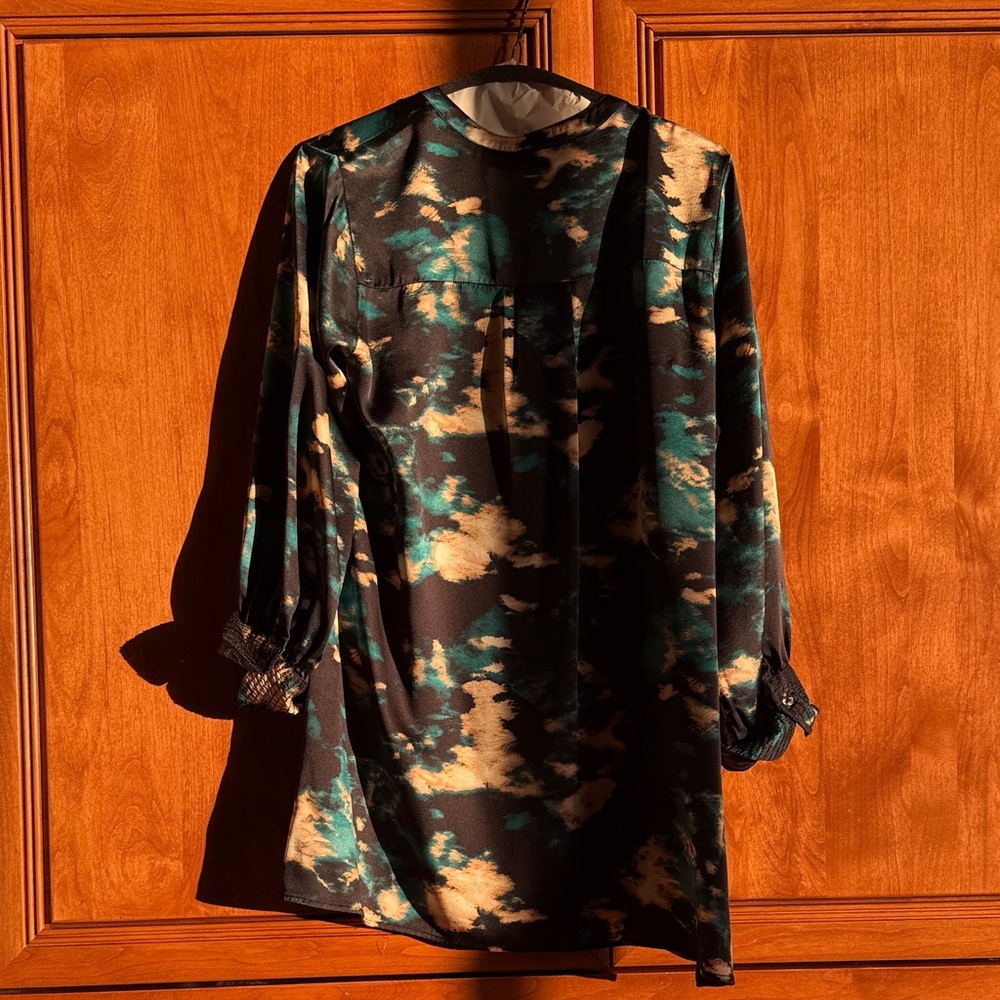 Johnny Was Multicolor Patterned Blouse - Picture 3 of 3